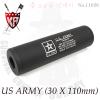 Light Weight Slim Silencer - 30 X 110mm (US ARMY)�ڵ�� �� �����ǿ� ������ �Դϴ�14mm ��/������ ����Դϴ�.���� : 110mm���� : 3...