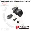 Steel Night Sight for MARUI GLOCK-26 (White)������ �۷� �ø���� �߱��������Դϴ�.���ÿ��� White�̸� ���� ������ ��� �߱��� �˴ϴ�.Wei...
