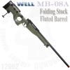 MB08A  MB-01 BK / Folding Stock & Fluted BarrelMB-01�� �⺻ �𵨷� �� ������ŷ(������ ������) ����̸��ø��ٷ��� ���̽� ��������...