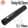 Floating MID Silencer / Black (HK����)�˷�̴� CNC ������ ���⵵���� �� ���� ��ǰ �Դϴٱ��� 190mm / ���� 32mm�̸� -14mm ������ �Դϴ�...