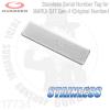 Stainless Serial Number Tag for MARUI G17 Gen.4 (Original Number)For Marui G17 Gen.4 GBB Use Only������...