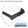 Stainless Slide Slide Stop for MARUI M45A1 GBBWeight : 12gMaterial : StainlessColor : Blac...