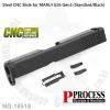 Steel CNC Slide for MARUI G26 Gen3 (Standard/Black)GUARDER G26 STEEL CNC SLIDE GLK-74(BK) WEIGHT 143...