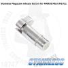 Stainless Magazine release Button for MARUI MEU/M1911Weight: 6gColor: Stainless OriginalMaterial: St...