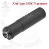 VFC KAC TYPE USPC Suppressor(-14mm)���� 140mm�β�  35mm���� 74g����Ÿ���� 14mm������ ����Դϴ�.





