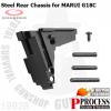 Steel Rear Chassis for MARUI G18C���� ��ƿ �ܸ� �Ͽ�¡Thermal Treament Pins included.Color: BlackMaterial: St...