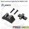 Steel Luminous Sight Set for MARUI USP100% Steel CNC ProcessFor MARUI USP GBB Use OnlyWeight : 12 gM...