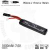 1800mAh 7.4V 50C (Mini Timiya) �̴� Ÿ�̾��� ��Ƭ������ ���͸������� : 95mm X 17mm X 16mm����� ���������մϴ�.������� �ܸ� �����̸�, ����...