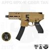 APFG  MPX-K GBBR TAN ���� ���ο����� : 347mm���� : 1950g��ź�� : 30������ : Plastic, Metal Alloy���Ѱ� ������ GBBR ...